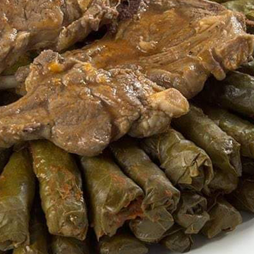 ك طاجن ورق عنب بالريش الضانى